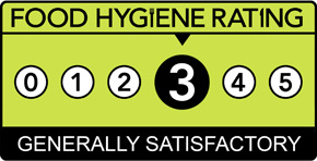 Cafe Latte Hygiene Rating - 3/5