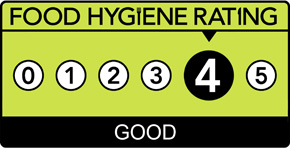 Charcoal Grill Hygiene Rating - 4/5